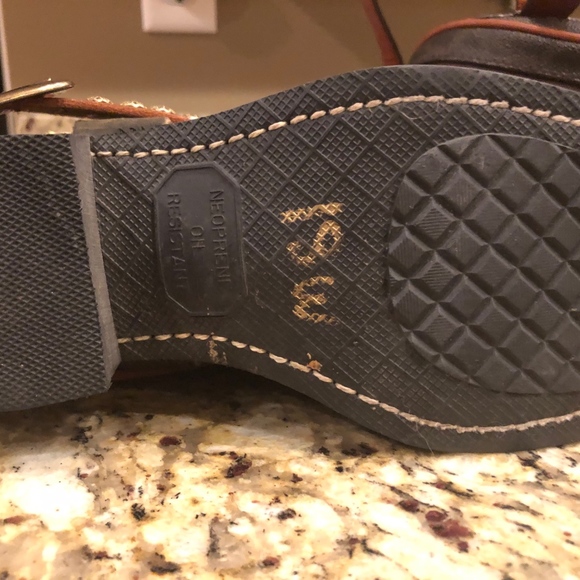 Pre-owned women's leather harness boots - Picture 5 of 6